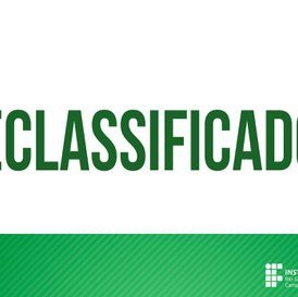 #50432 DIVULGADA LISTA DE RECLASSIFICADOS