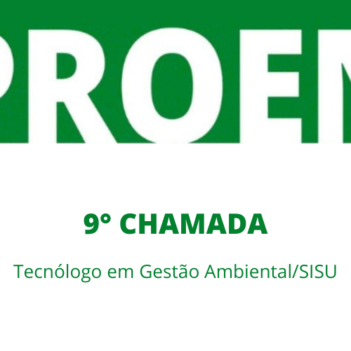 #50439 Nona chamada dos reclassificados para o curso Superior através do SISU 2022.2