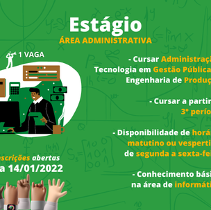 #5043 Divulgada lista de candidatos aptos a entrevista na seleção de estagiários em Administração