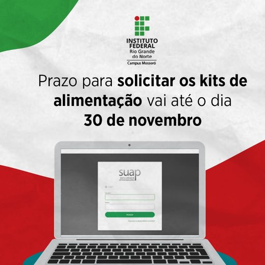 #50564 Prazo para solicitar os kits de alimentação vai até o dia 30 de novembro