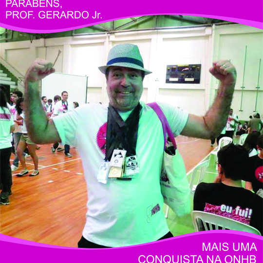#50572 Prof. Gerardo Júnior concede entrevista resgatando suas conquistas na 5ª ONHB