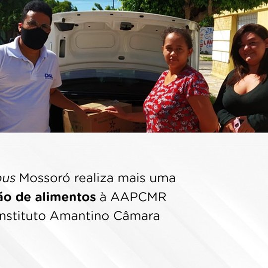 #50610 Campus realiza mais uma doação de alimento à AAPCMR e ao Instituto Amantino Câmara