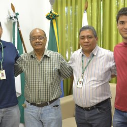 #50793 Campus recebe visita do ex-aluno, da época da ETFRN , Jerônimo Andrade