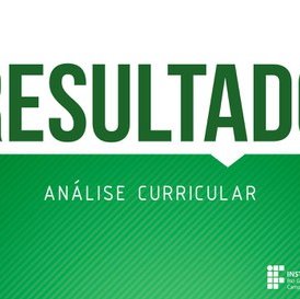 #50807 Resultado da análise de currículos para seleção de estagiário em Informática