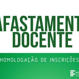 #50833 Inscrições homologadas para processo de afastamento docente