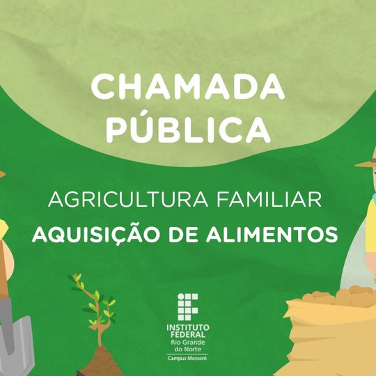 #50859 Chamada pública para aquisição de gêneros alimentícios da agricultura familiar