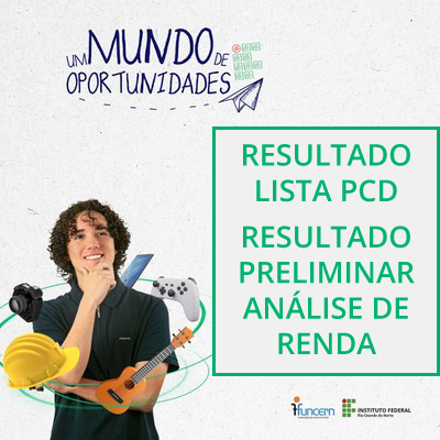 #5086 Divulgados Resultado do Parecer para PcD e Resultado Preliminar do Parecer de Renda