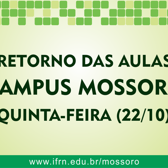 #50974 Atividades escolares retornarão na próxima quinta-feira (22) para todos os cursos e turnos