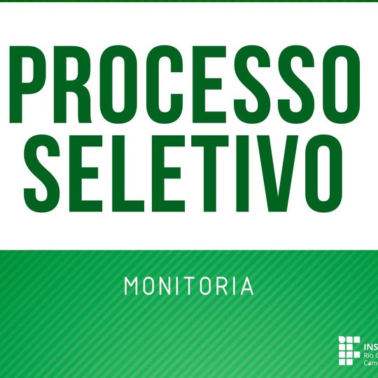 #50994 Divulgado resultado do Processo Seletivo para Monitores de laboratórios e áreas de conhecimento específicas