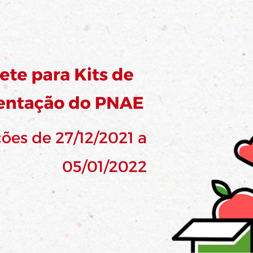 #51001 Enquete para Kits de Alimentação com alimentos perecíveis