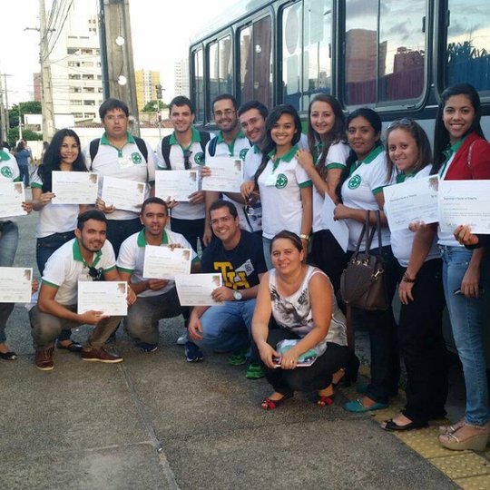 #51305 Alunos de Segurança do Trabalho participaram de evento promovido pela Liga Contra o Câncer