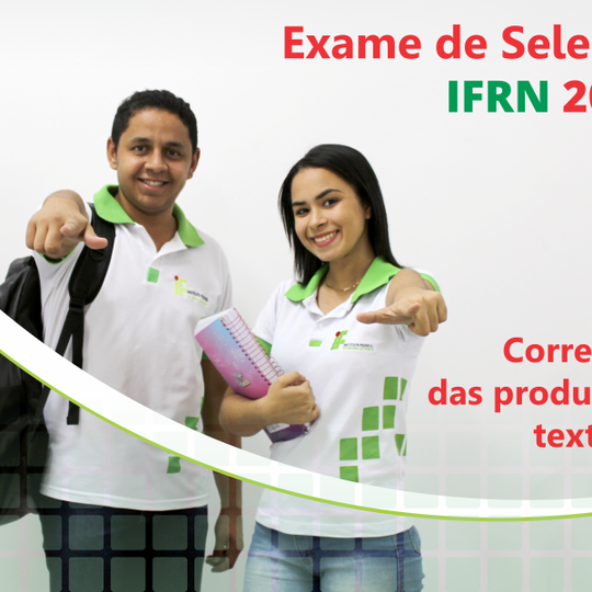 #51448 Técnico Integrado 2020: publicada relação de selecionados (as) que terão as produções textuais corrigidas