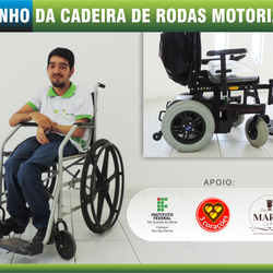 #51503 Campus Pau dos Ferros promove campanha para adquirir cadeira de rodas motorizada para aluno