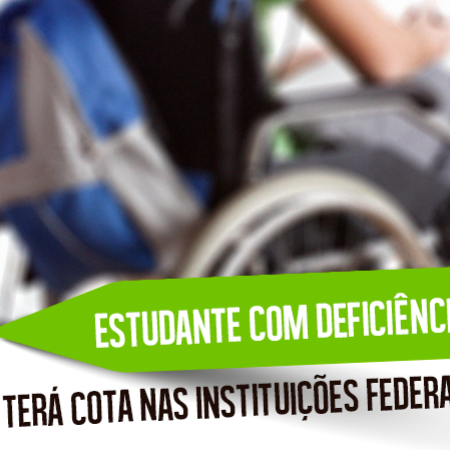 #51515 Estudante com deficiência terá cota nas instituições federais
