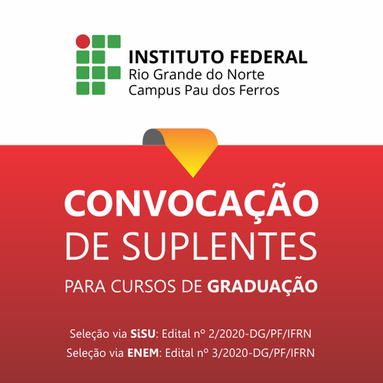 #51531 Divulgadas convocações de suplentes para matrícula imediata e formação de lista de espera em cursos superiores