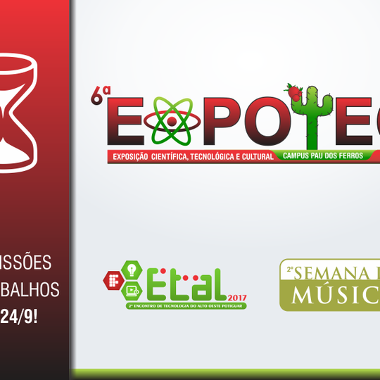 #51640 Trabalhos para a 6ª EXPOTEC podem ser submetidos até o próximo domingo (24) 