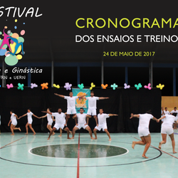 #51710 Comissão Organizadora do Festival de Dança e Ginástica divulga ordem dos ensasios e treinos