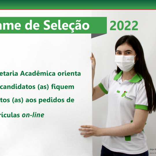 #51761 Secretaria Acadêmica informa sobre as matrículas em cursos técnicos integrados