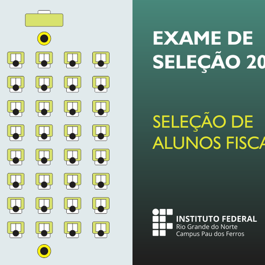 #51784 Divulgada relação de alunos fiscais do Exame de Seleção 2017