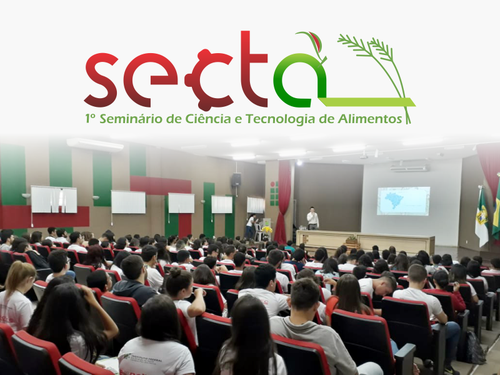 Professor Dr. Márcio Silva Bezerra, durante a palestra de abertura do SECTA