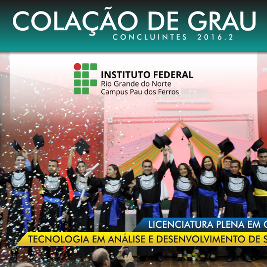 #51807 Formandos de cursos de Química e TADS são oficialmente graduados durante Colação de Grau