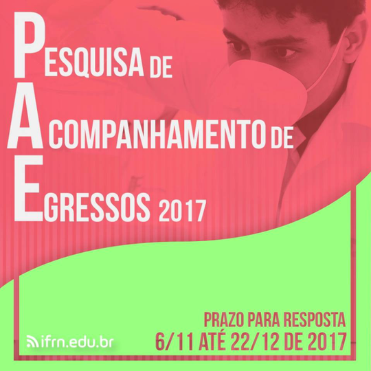 #51852 IFRN realiza pesquisa com ex-alunos