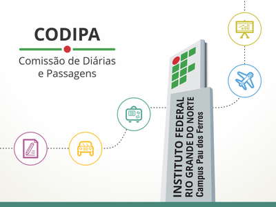 A Codipa regulamenta e observa as políticas de concessões de diárias, passagens e inscrições em eventos e capacitações de servidores.