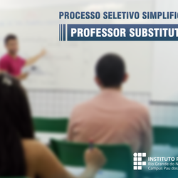 #51973 Campus abre processo seletivo simplificado para professor substituto