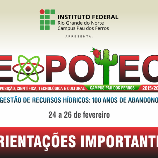 #51976 Comissão Organizadora divulga orientações para a 5ª EXPOTEC