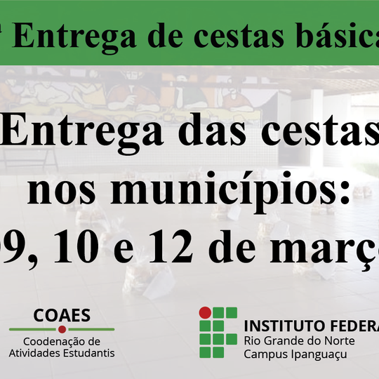 #5199 Cronograma de entregas dos kits alimentação nos municípios