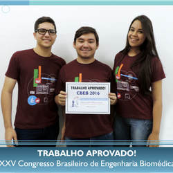 #52041 Alunos do Campus têm trabalho aprovado no Congresso Brasileiro de Engenharia Biomédica