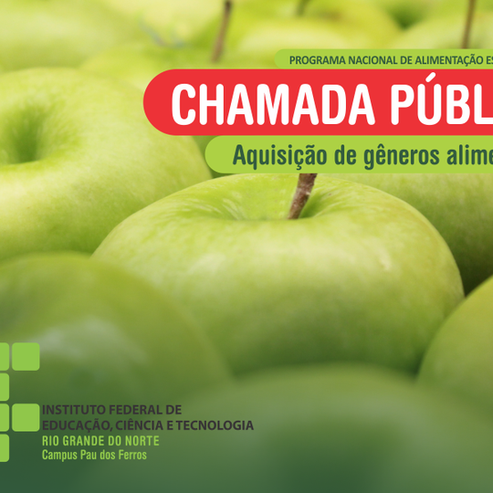 #52466 Publicado edital de chamada pública para aquisição de gêneros alimentícios