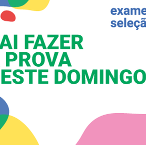 #52516 Provas do Exame de Seleção 2019 acontecem neste domingo (14)