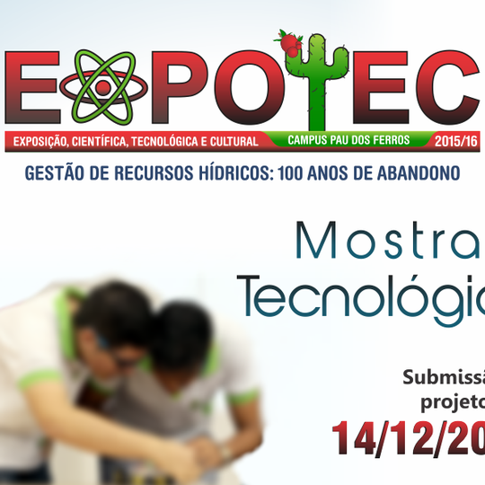 #52585 Prazo para submissão de trabalhos da Mostra Tecnológica da EXPOTEC é prorrogado