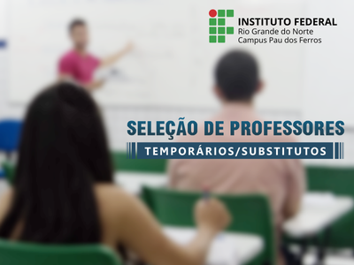 A habilitação/requisito mínimo é que o candidato possua Licenciatura em Letras com habilitação em Língua Portuguesa