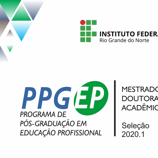 #52625 Publicado edital da Pós-Graduação em Educação Profissional do IFRN