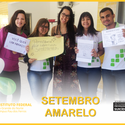 #52715 Campus promove ações alusivas à campanha mundial "Setembro Amarelo"