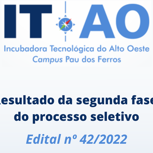 #52735 Divulgado resultado da segunda fase do processo seletivo para incubação