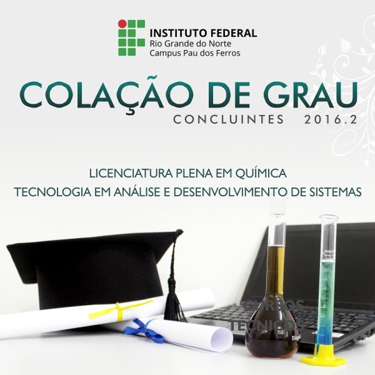 #52828 Colação de Grau de concluitnes de graduação acontecerá na próxima quinta-feira, 26
