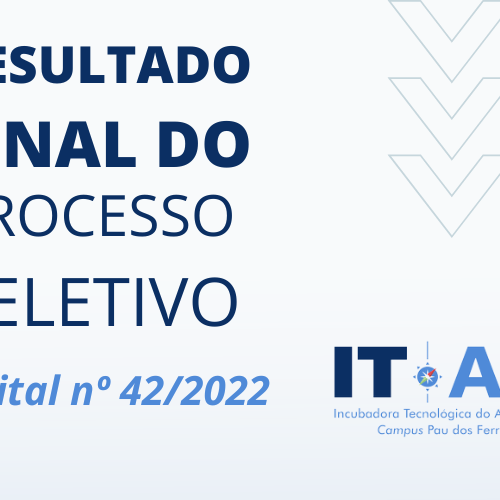 #52861 Divulgado resultado final para incubação
