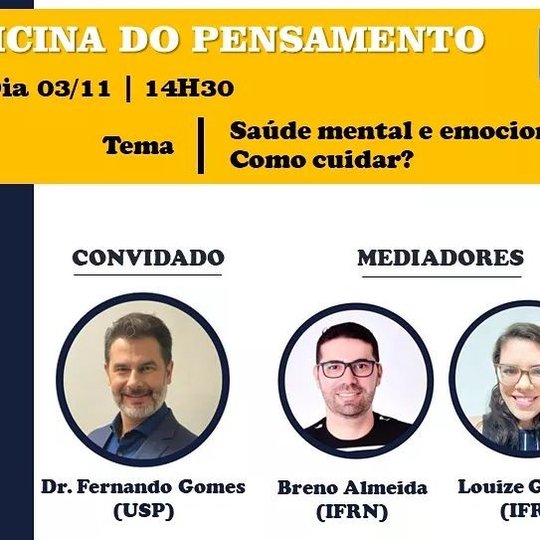 #5292 Observatório integra programação da Semana Pedagógica do IFRN com Oficina do Pensamento