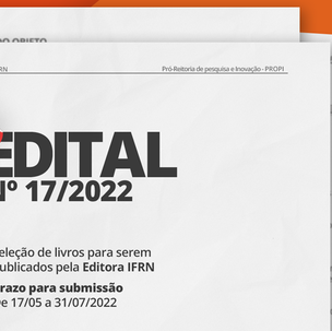 #52985 Editora IFRN lança edital público para seleção de 11 obras a serem publicadas