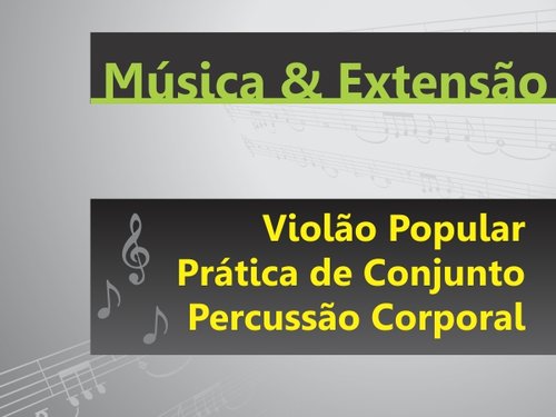 Interessados devem efetuar inscrição com o Prof. de Artes/Música, Júnnior Miranda