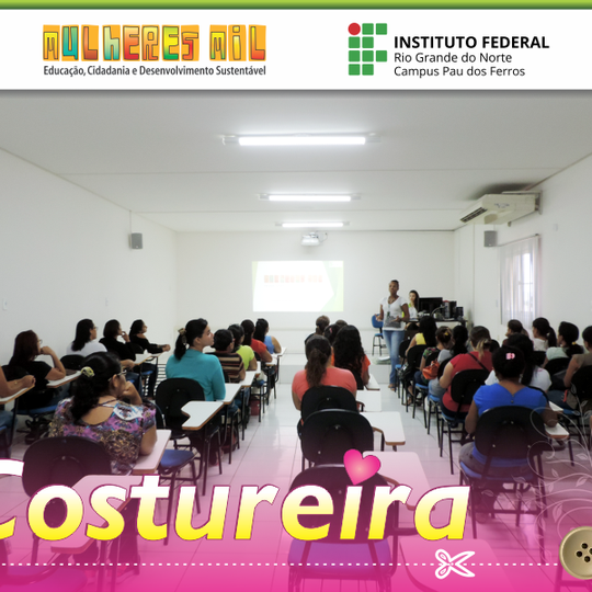 #53097 Mulheres do Curso de Costureira participam de aula inaugural