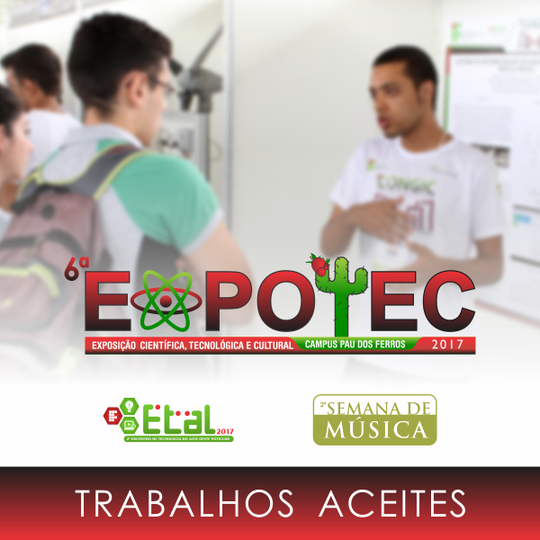 #53193 Comissão Científica divulga relação de trabalhos aceites para a EXPOTEC