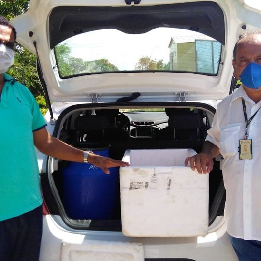 #5332 DIGUAE e COAES organizam doação de alimentos para hospitais regionais