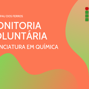 #53330 Divulgado resultado final da seleção para monitores voluntários da Licenciatura em Química