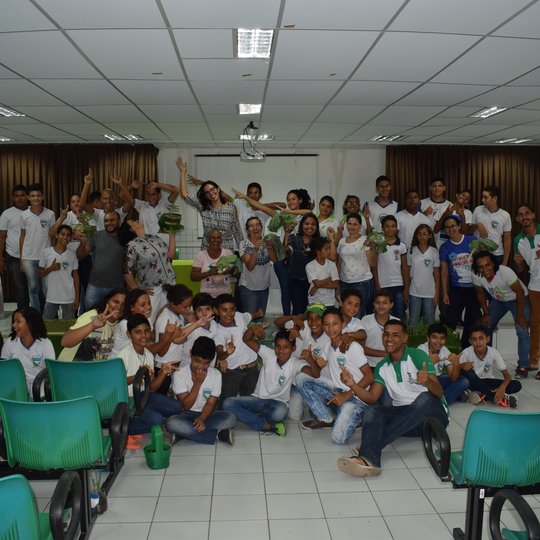 #5356 Campus realiza evento de encerramento do projeto Horta Sustentável, realizado em parceria com a escola Estadual  Olvídio Montenegro