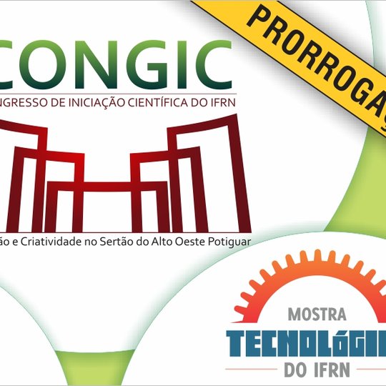 #53644 Prorrogado prazo de submissão de trabalhos para o CONGIC e Mostra Tecnológica