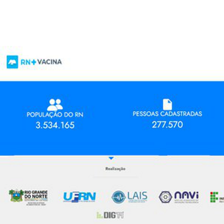 #53698 Servidores do IFRN atuam no desenvolvimento do sistema RN + Vacina